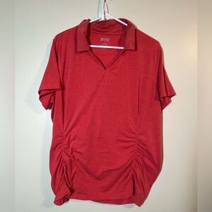 Duluth Trading Co Ruched Polo, sz XL